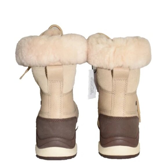 MWT $280 UGG Women's Adirondack III Boot WATERPROOF LEATHER TAN 9 US (DC10) - Picture 4 of 6